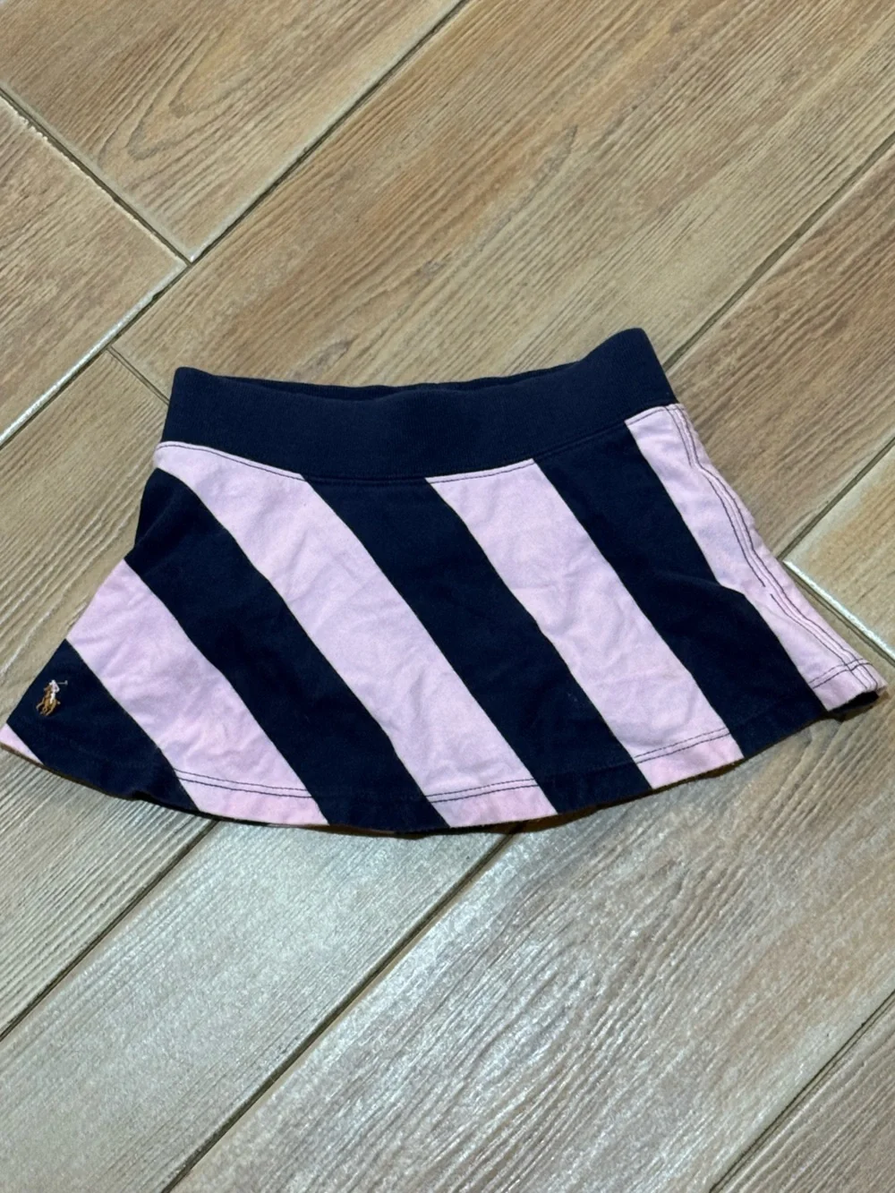 Ralph Lauren Striped Pink & Navy Skort